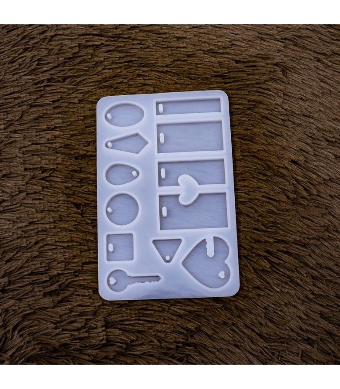 Molde de silicona 12 diseño de dije 14x8.8cm