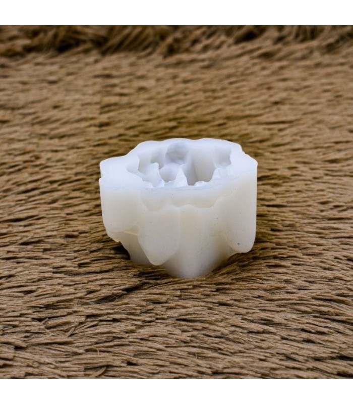 Molde de silicona forma piedra cuarzo 55x75x55mm