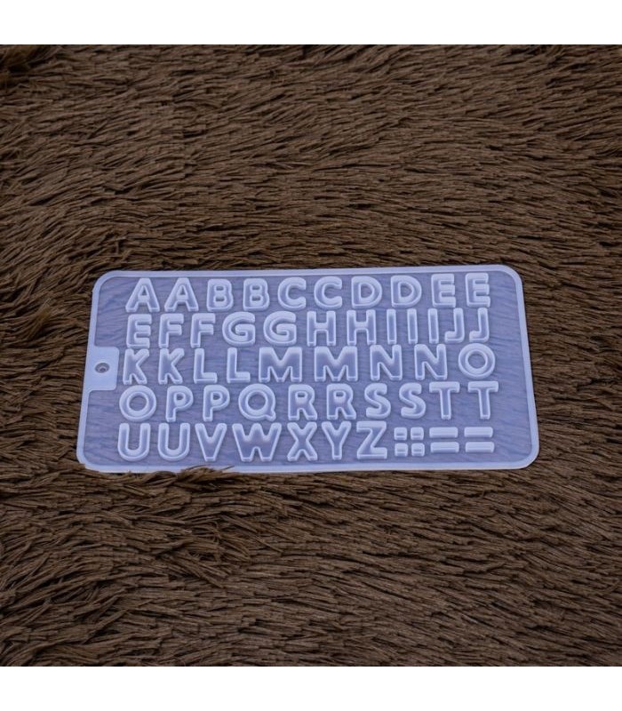 Molde de silicona diseño letras 21x11.2cm