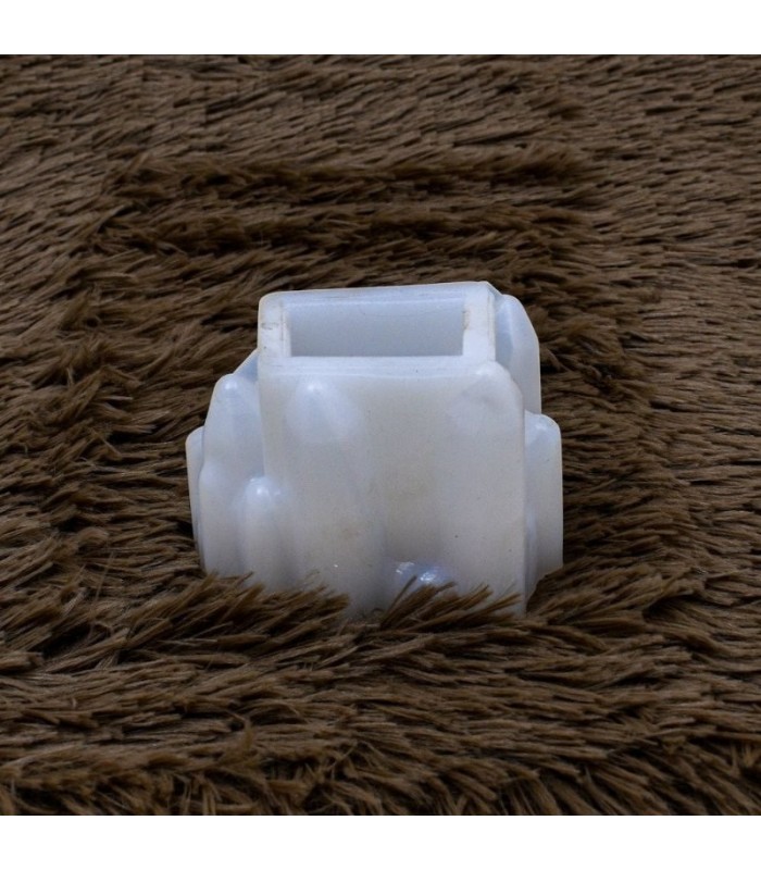 Molde de silicona diseño piedra cuarzo 95x70mm