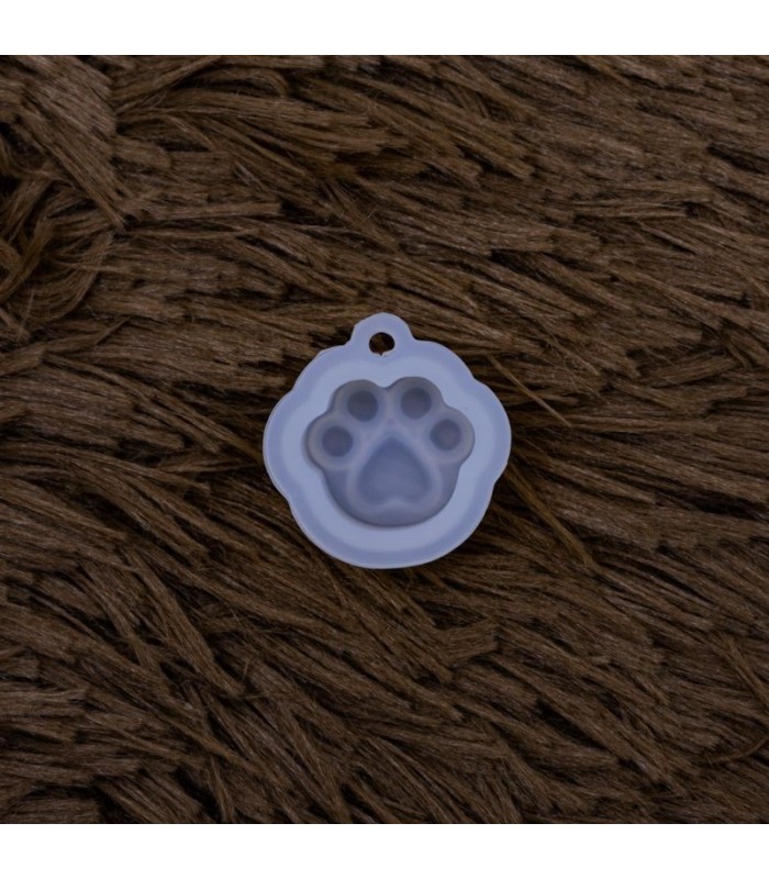 Molde de silicona dije huella de gato 2.8x2.7cm