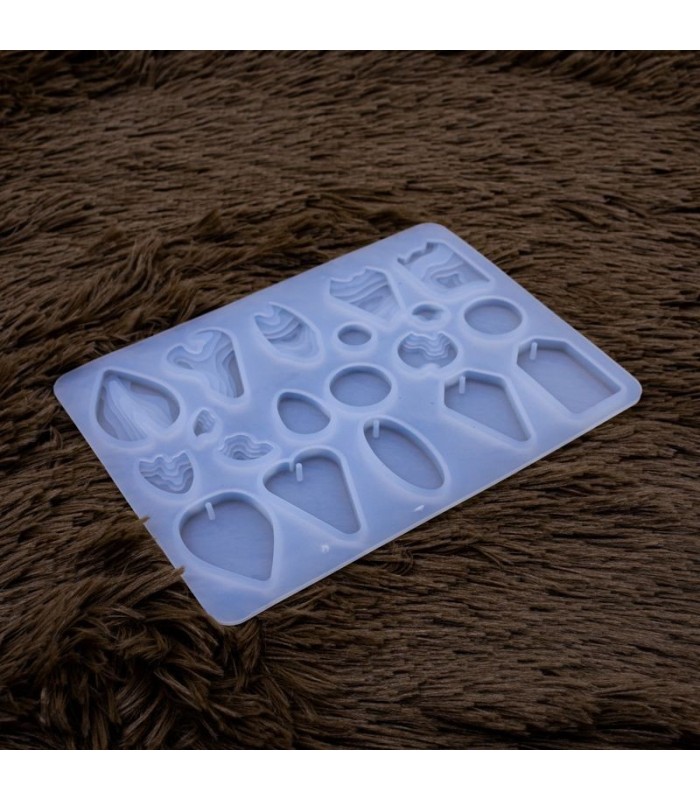 Molde de silicona dijes y gema 170x125mm