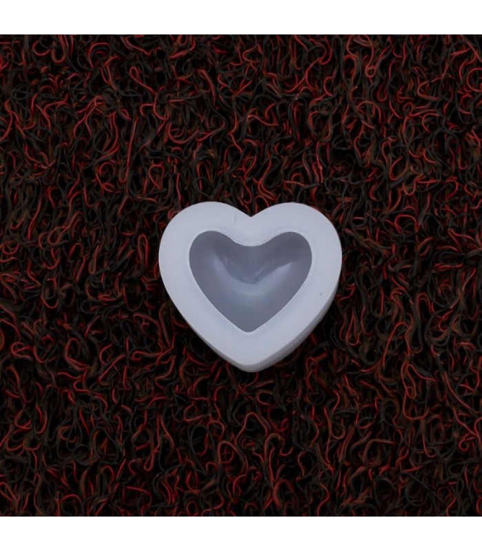 Molde de silicona diseño corazón 40x50mm