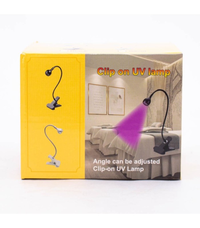 Lampara ultravioleta UV USB con pinza movible
