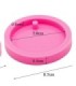 Molde de silicona colgante circular 8.8cm