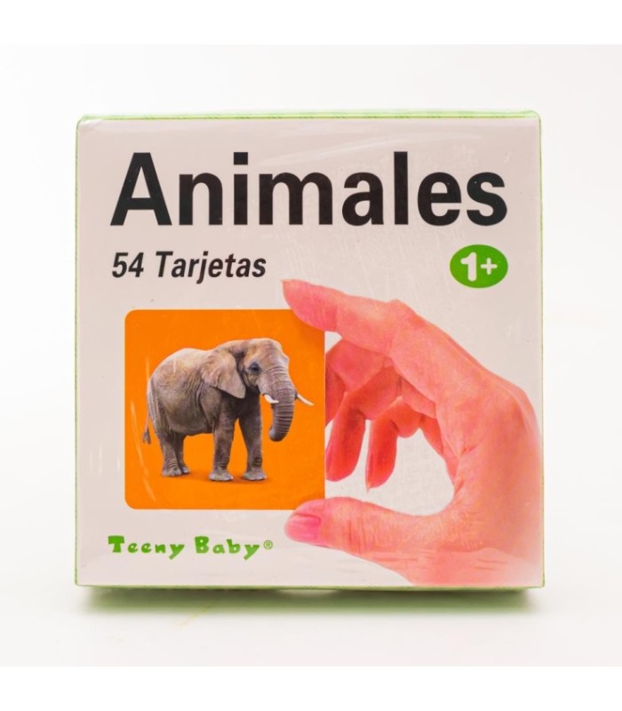 Tarjeta de aprendizaje animales 54pc
