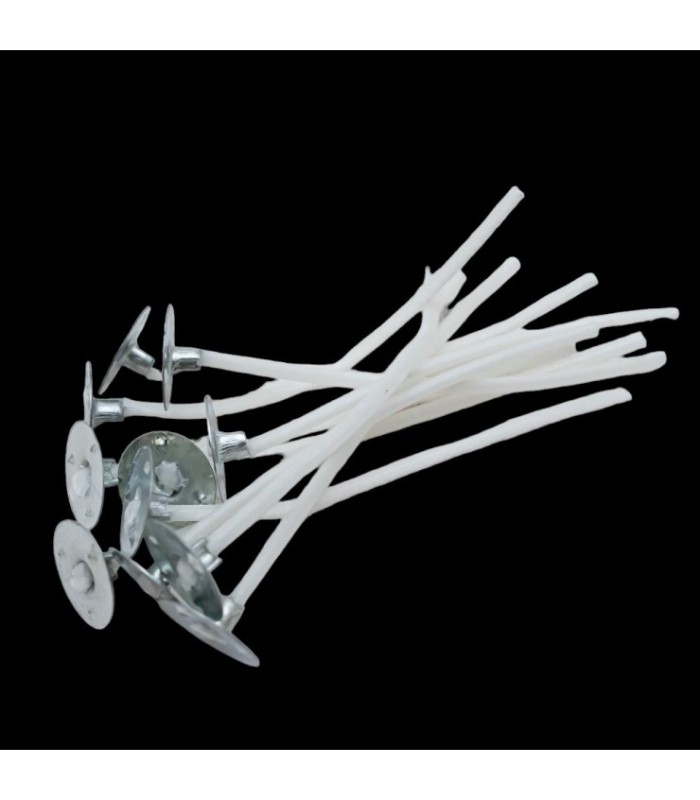 Pabilo para vela simple 100pcs 6.5cm