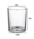 Frasco de vidrio cilindro 6x7cm 140ml