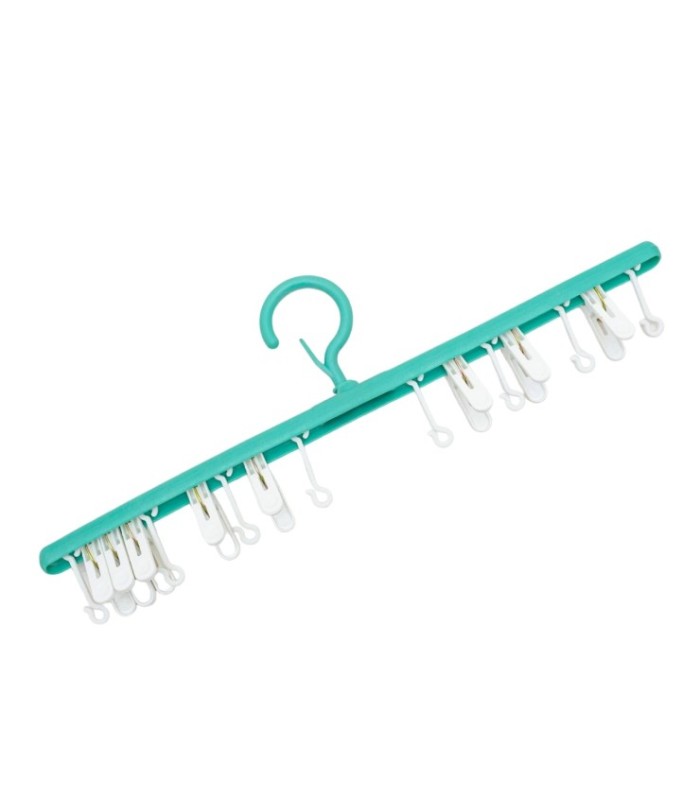 Percha con pinza y gancho