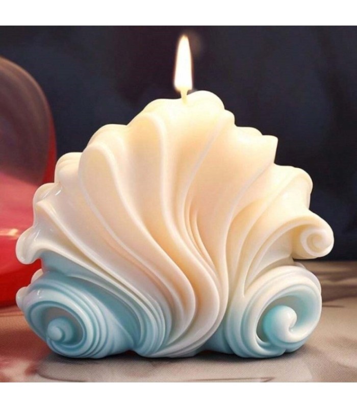 Molde de silicona concha de mar 115x96mm