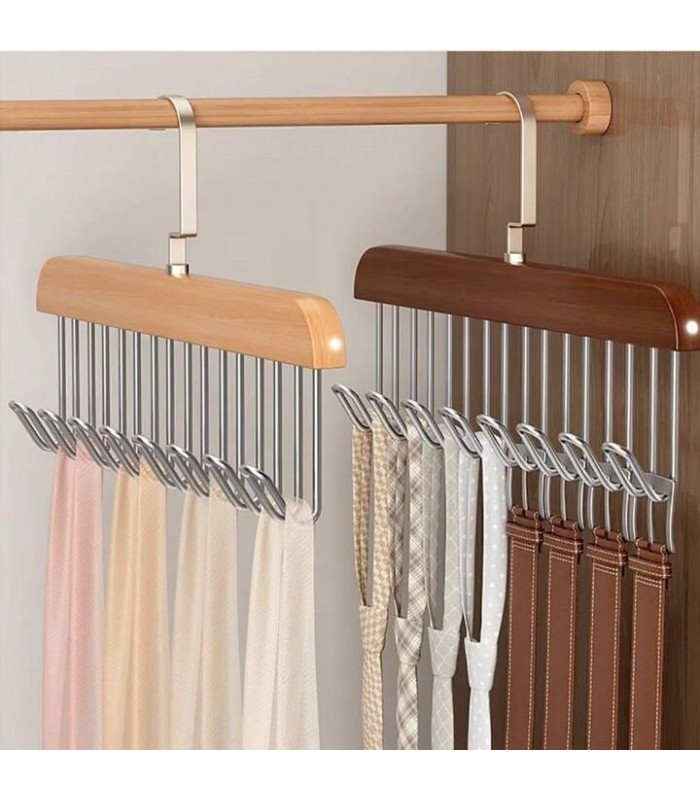 PERCHA CON 8 GANCHOS COLGADOR