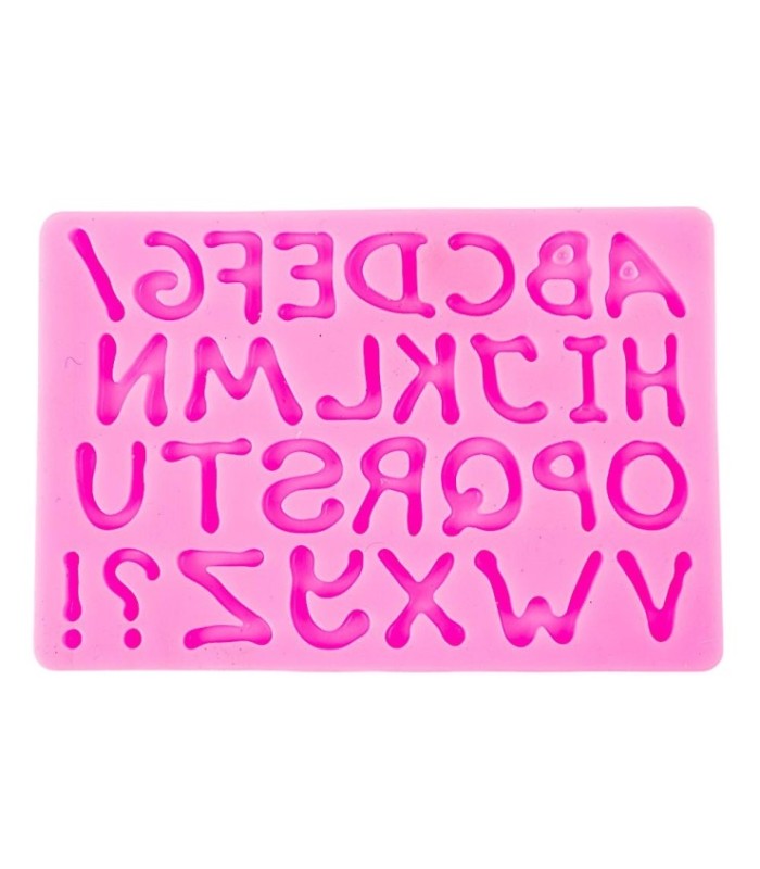 Molde de silicona letra graffti 137x94mm