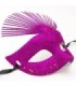 Mascara de carnaval con brillo
