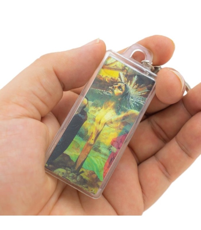 Llavero efecto 3d estampas surtidas animales y pai