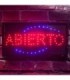 Cartel electrónico ABIERTO 48x25cm