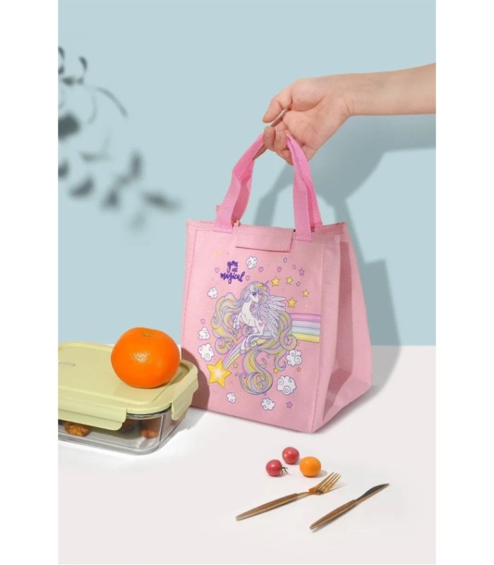 BOLSO TERMICO DE MANO C/DISEÑO 28x35x12CM