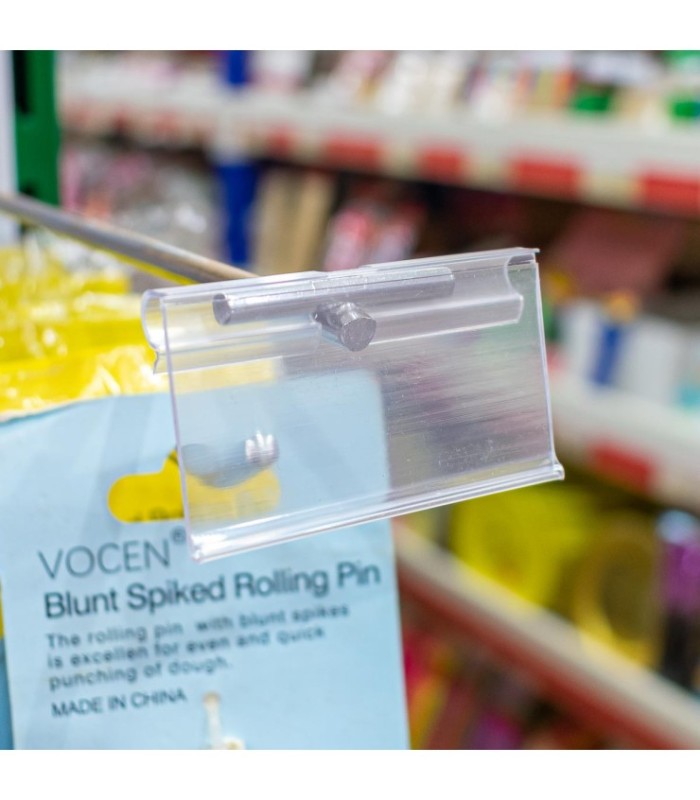 Porta precio para gancho 6X4cm