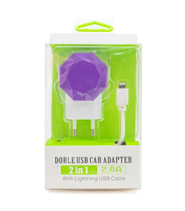 Cargador USB 2 en 1