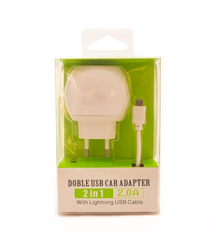 Cargador USB 2 IN 1