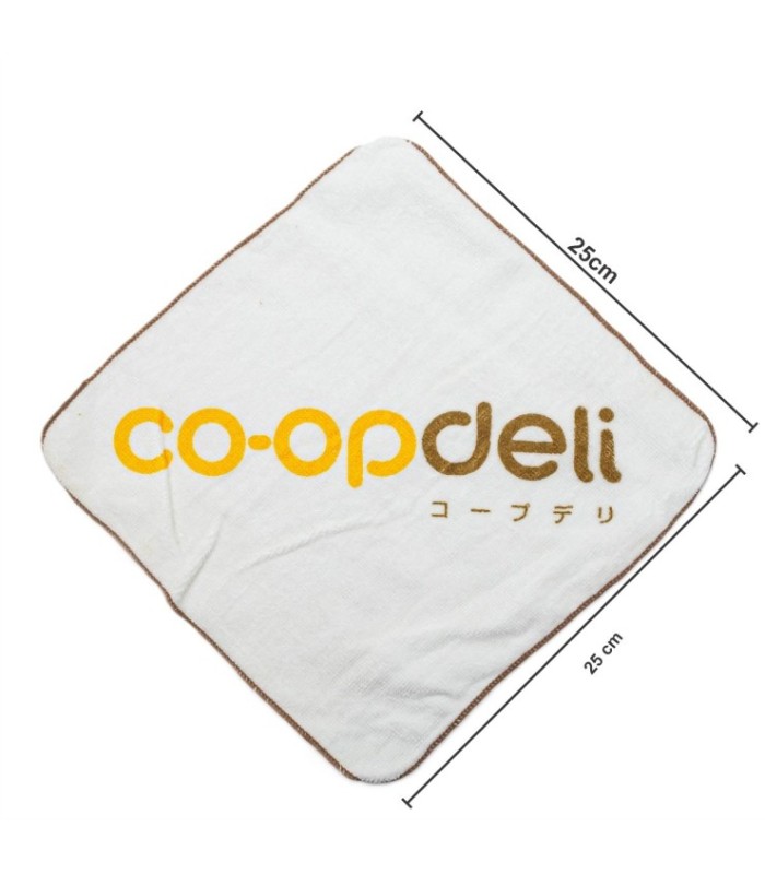 Toallita blanco algodon CO-OP 25x25cm