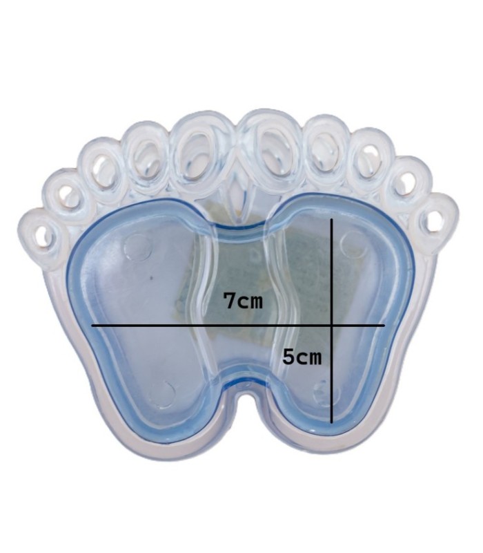 Cajita pies para baby shower 1 pieza