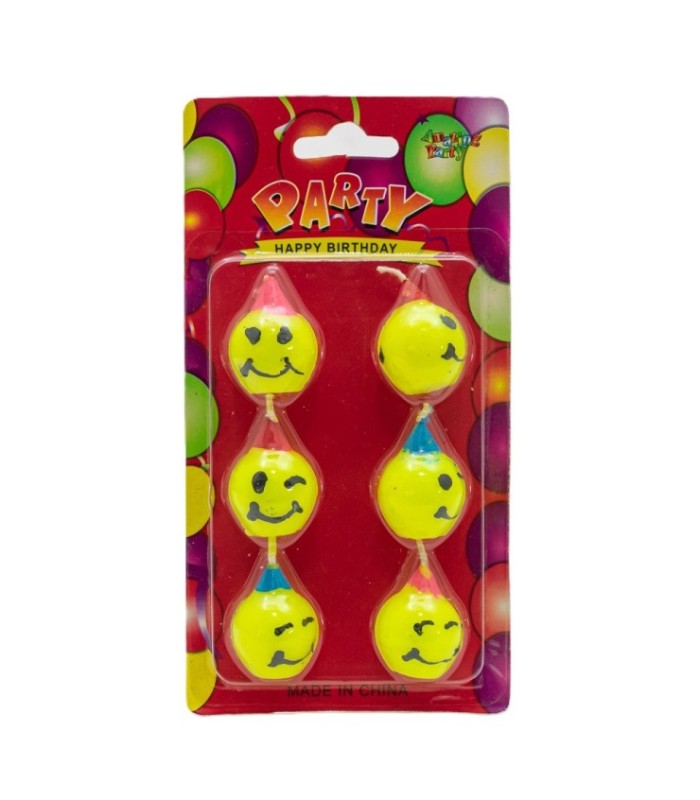 Vela de cumpleaños emoticón