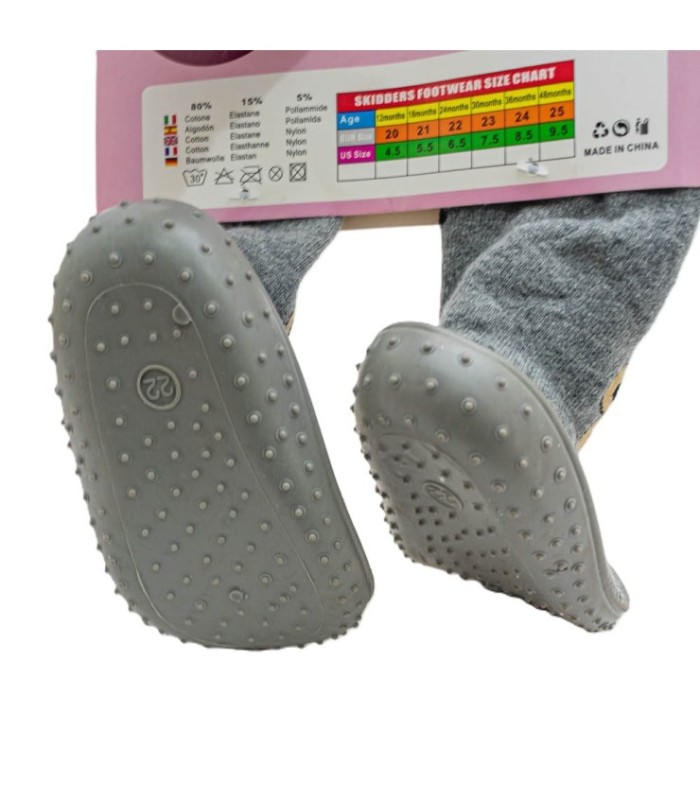 Zapato para bebe antideslizante de goma 22 y 24