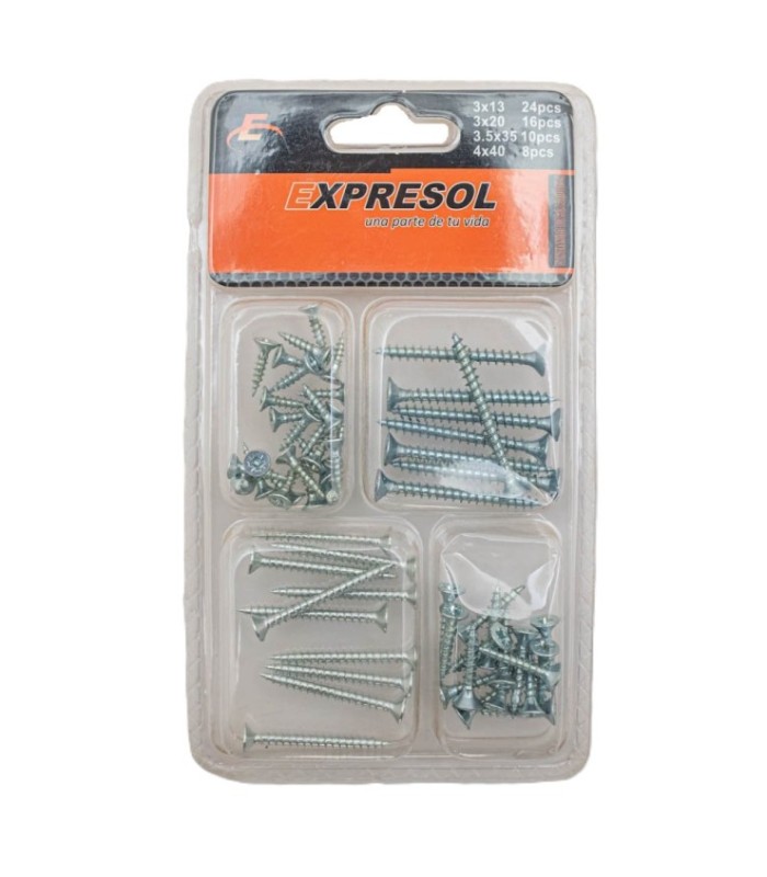 Paquete de tornillo 4 tamaños EXPRESOL