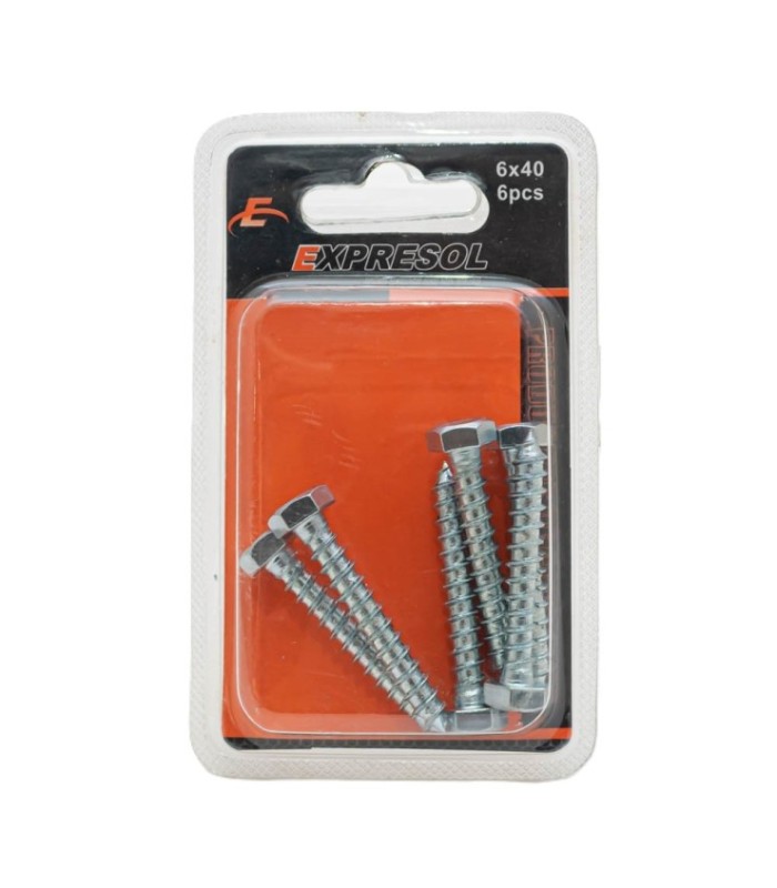 Paquete de tornillo 6x40 6 piezas EXPRESOL