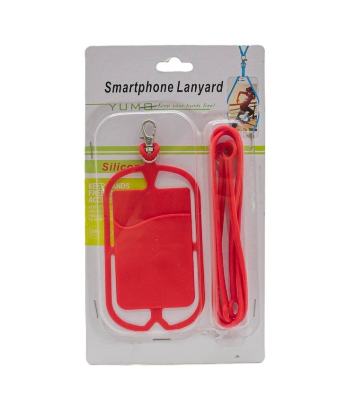 Porta celular con tarjetero de silicona
