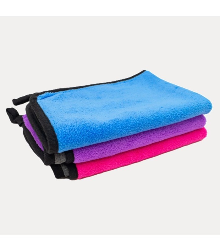 Toalla microfibra doble color 30x40cm