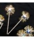 Pajita estrella con flecos 2 piezas