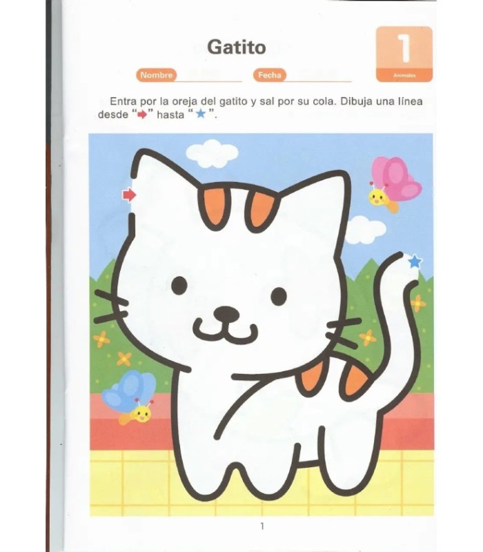 Cuaderno para pintar LABERINTOS 1,2,3,4