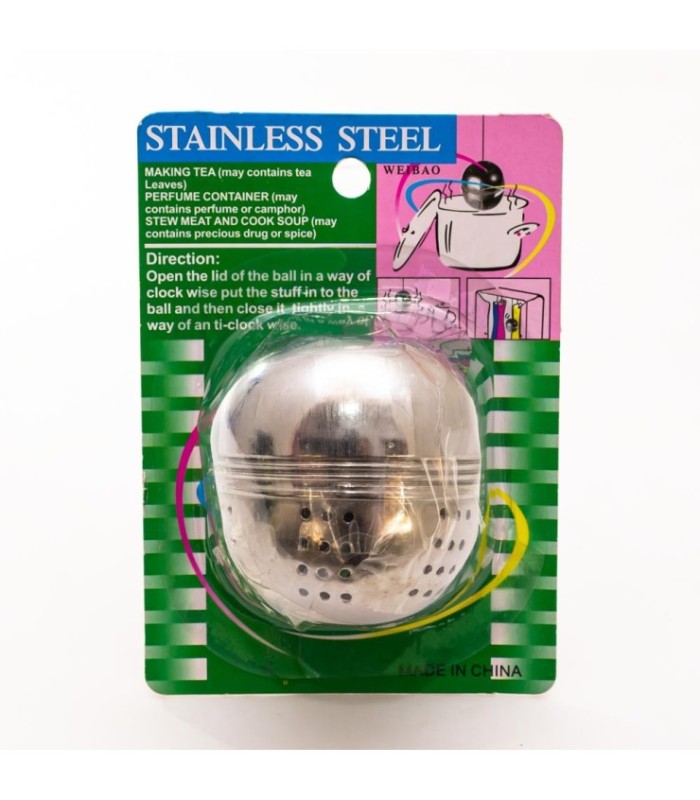 Colador para té y semilla de metal