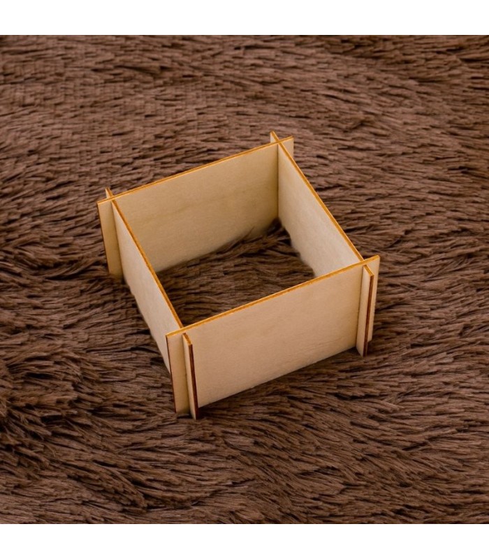 Molde de silicona  maceta 90x90x65mm