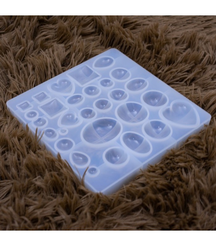 Molde de silicona diseño gema mix 14.6cm