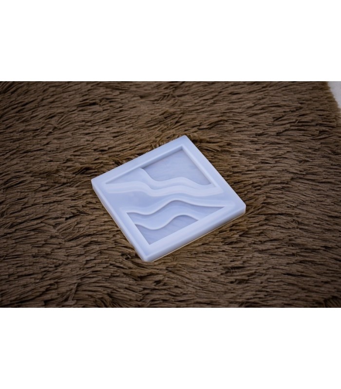 Molde de silicona diseño posavasos horizontal 95mm