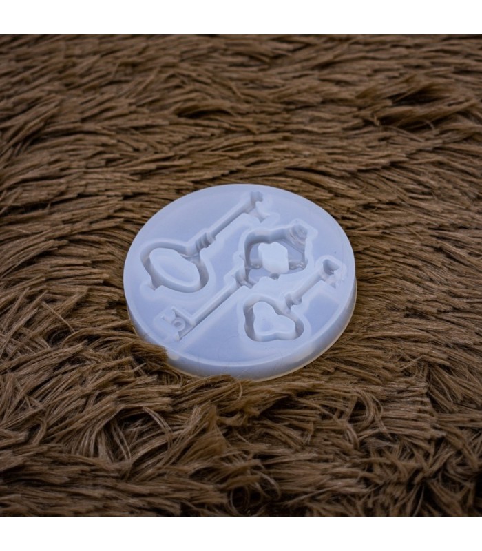 Molde de silicona colgante de llave