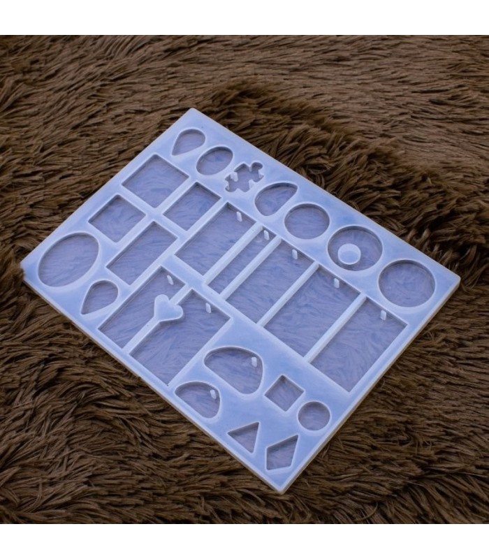 Molde de silicona dijes con 26 diseños 210x160mm