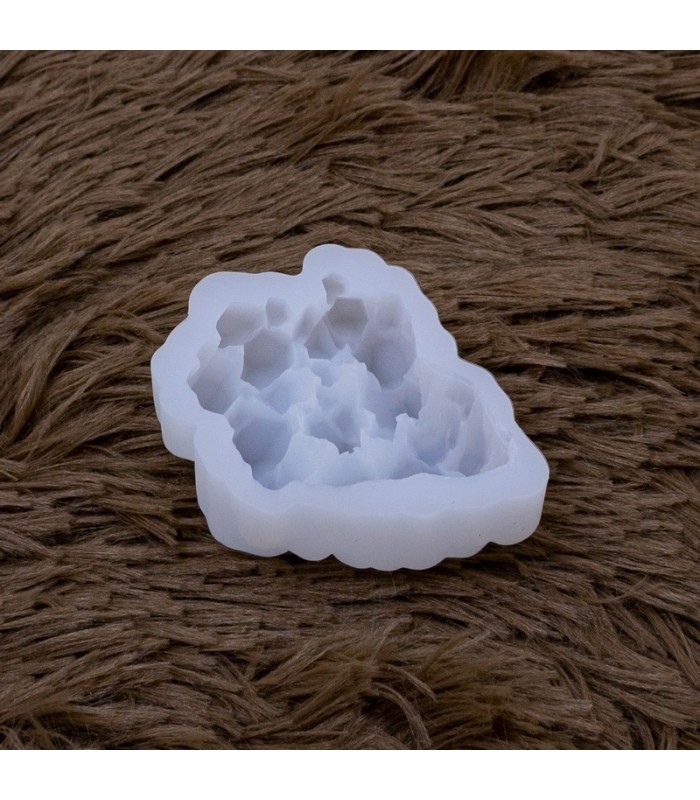 Molde de silicona piedra cuarzo base pequeña