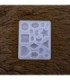 Molde de silicona diseño de dije 75x62mm