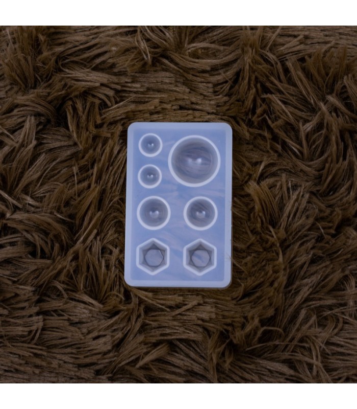 Molde de silicona gema 7 diseños 7x4.5cm