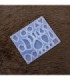 Molde de silicona 22 diseños de gema 14.2x11.8cm