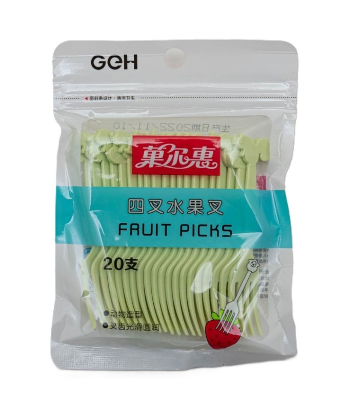 Tenedor 20 piezas FRUIT PICKS