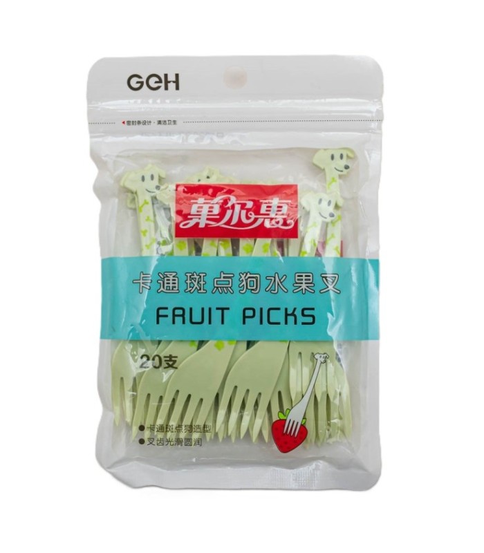 Tenedor diseño perro 20 piezas