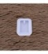 Molde de silicona Colgante rectangular 6.3x3.7cm