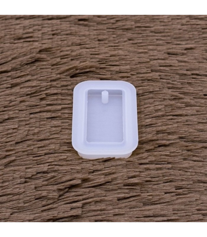 Molde de silicona Colgante rectangular 6.3x3.7cm