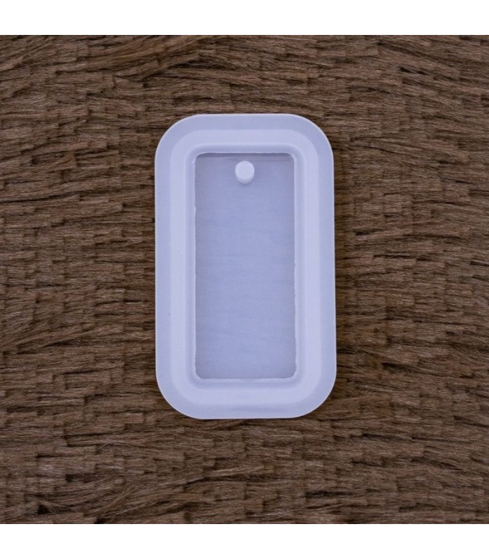 Molde de silicona Colgante rectangular 6.3x3.7cm