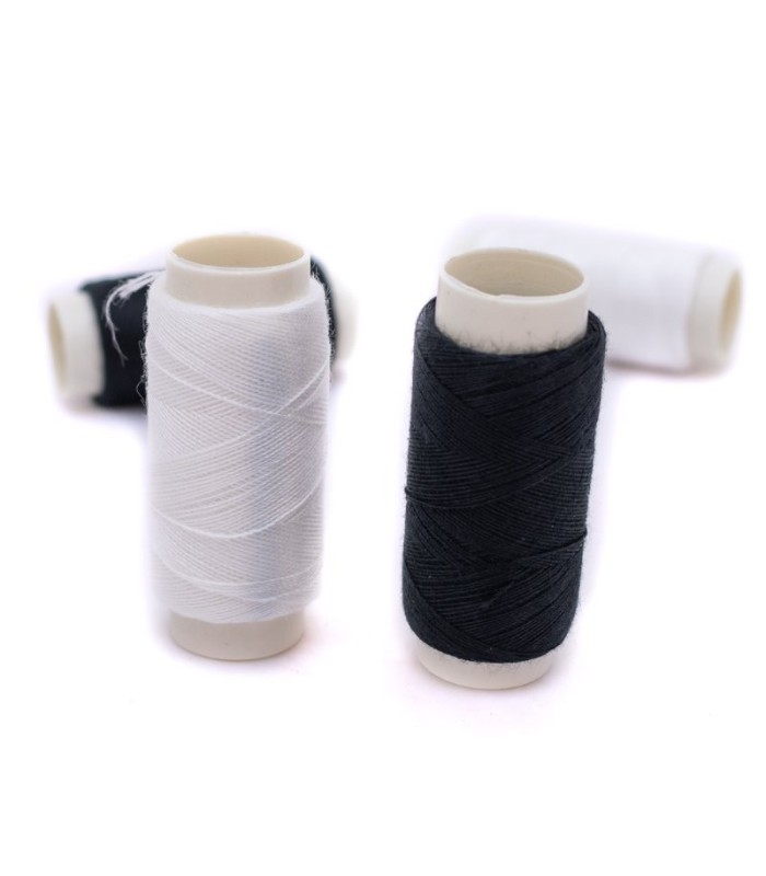 Hilo de coser blanco y negro 10pc