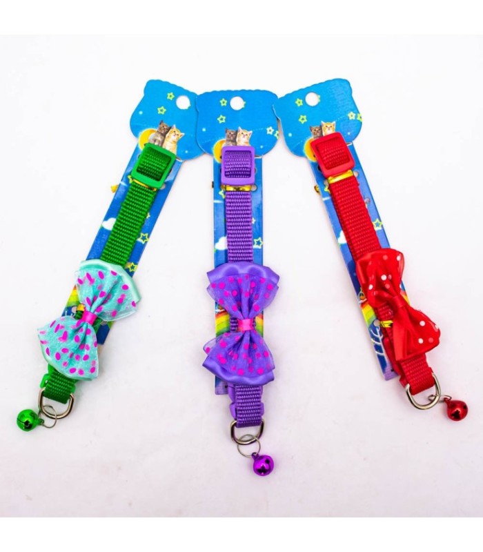 Collar con moño para perro 1.5cm de arco